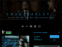 Tablet Screenshot of chadwesleyband.com
